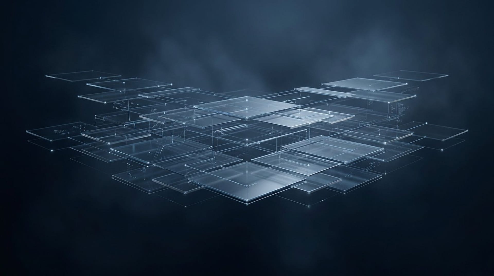 Abstract financial data architecture representing payment network infrastructure
